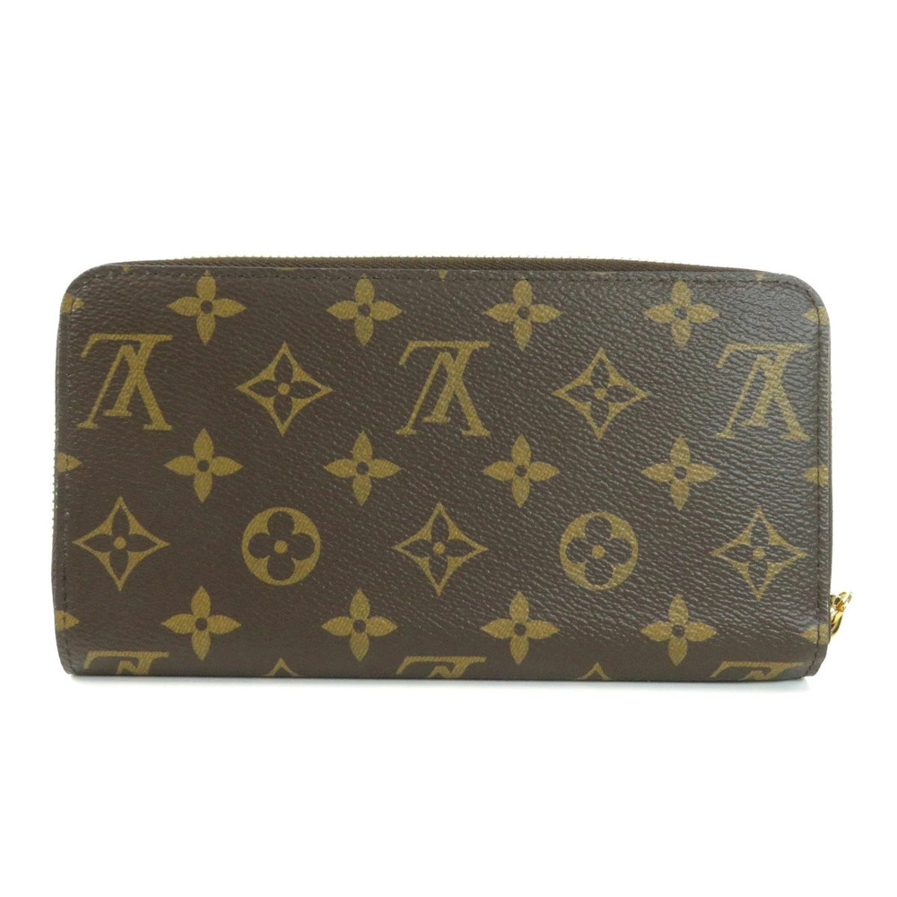 Louis Vuitton Wallet Long Canvas Wallet Zippy Monogram Brown